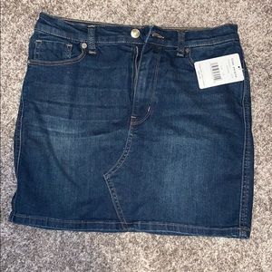 Free people denim skirt